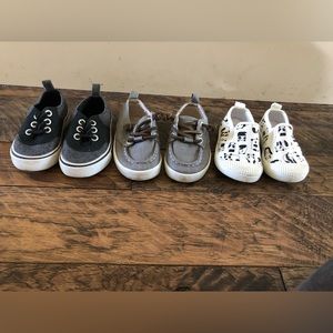 Toddler Boy Shoes SZ 4/5 (3 pairs included)